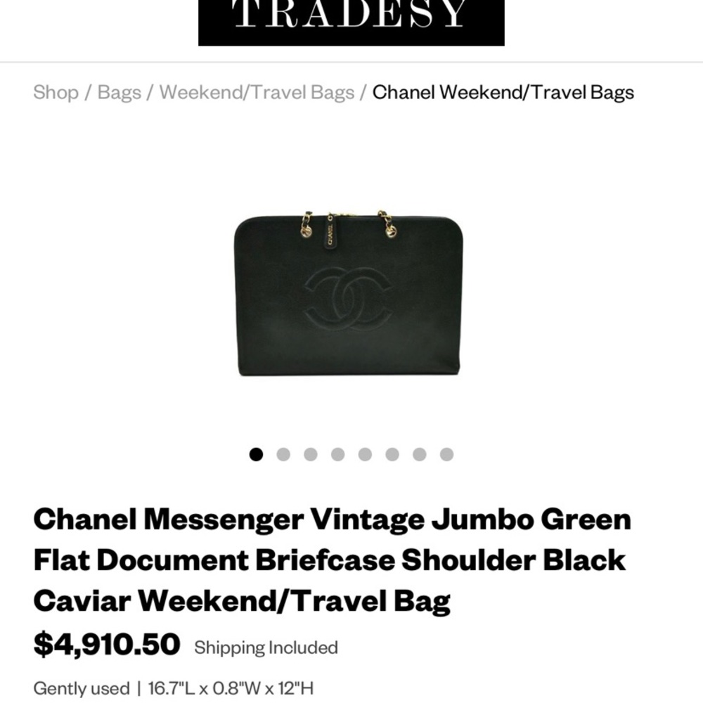 Chanel calfskin timeless tote - Picture 9 of 9